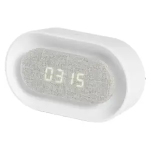 Нічник LINEAR LED CLOCK білий, 4058075747906 UA
