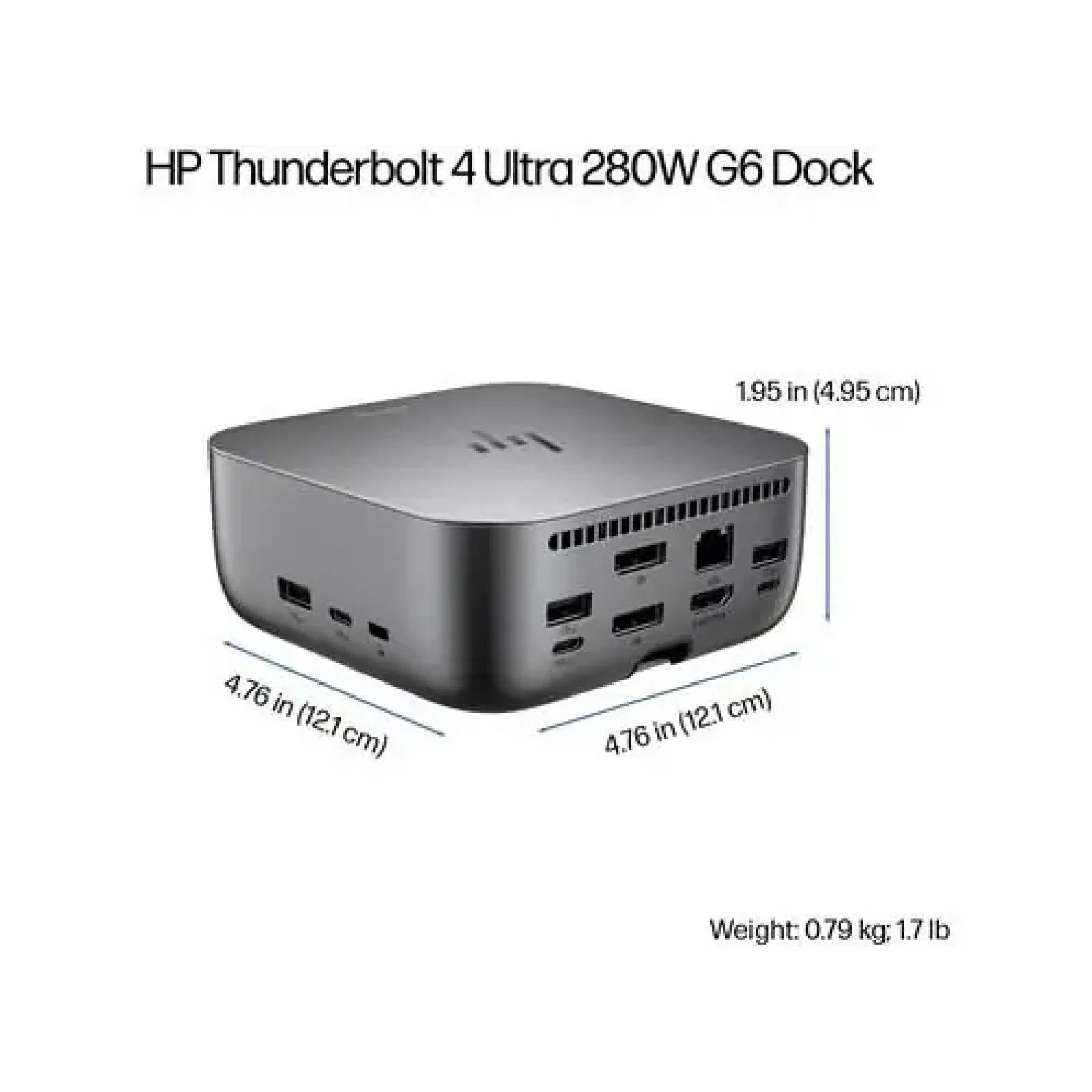 Док-станція HP Thunderbolt 4 Ultra 280W G6 (AW5M5UT) UA