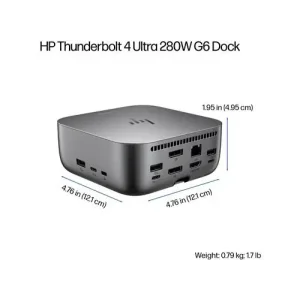 Док-станція HP Thunderbolt 4 Ultra 280W G6 (AW5M5UT) UA