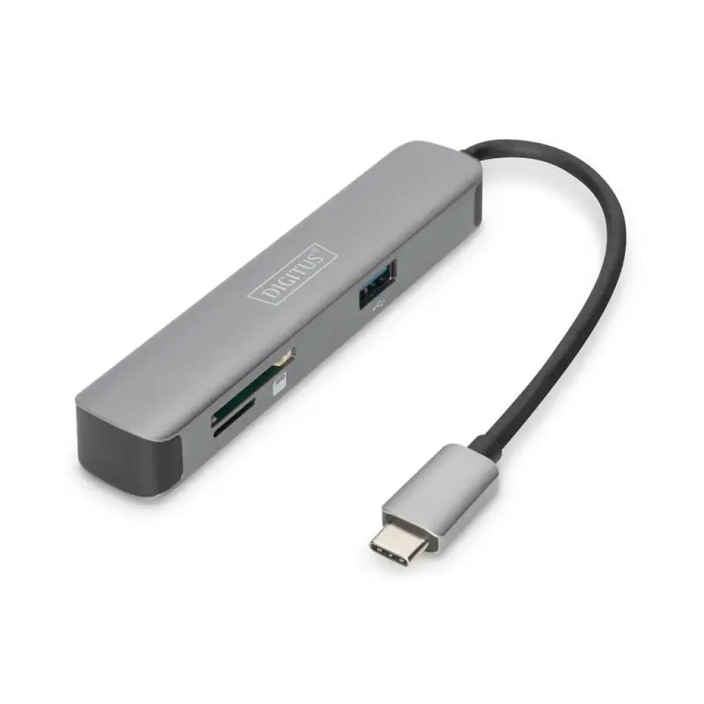 Хаб DIGITUS USB-C > HDMI/2xUSB-A/SD/MicroSD (DA-70891) UA