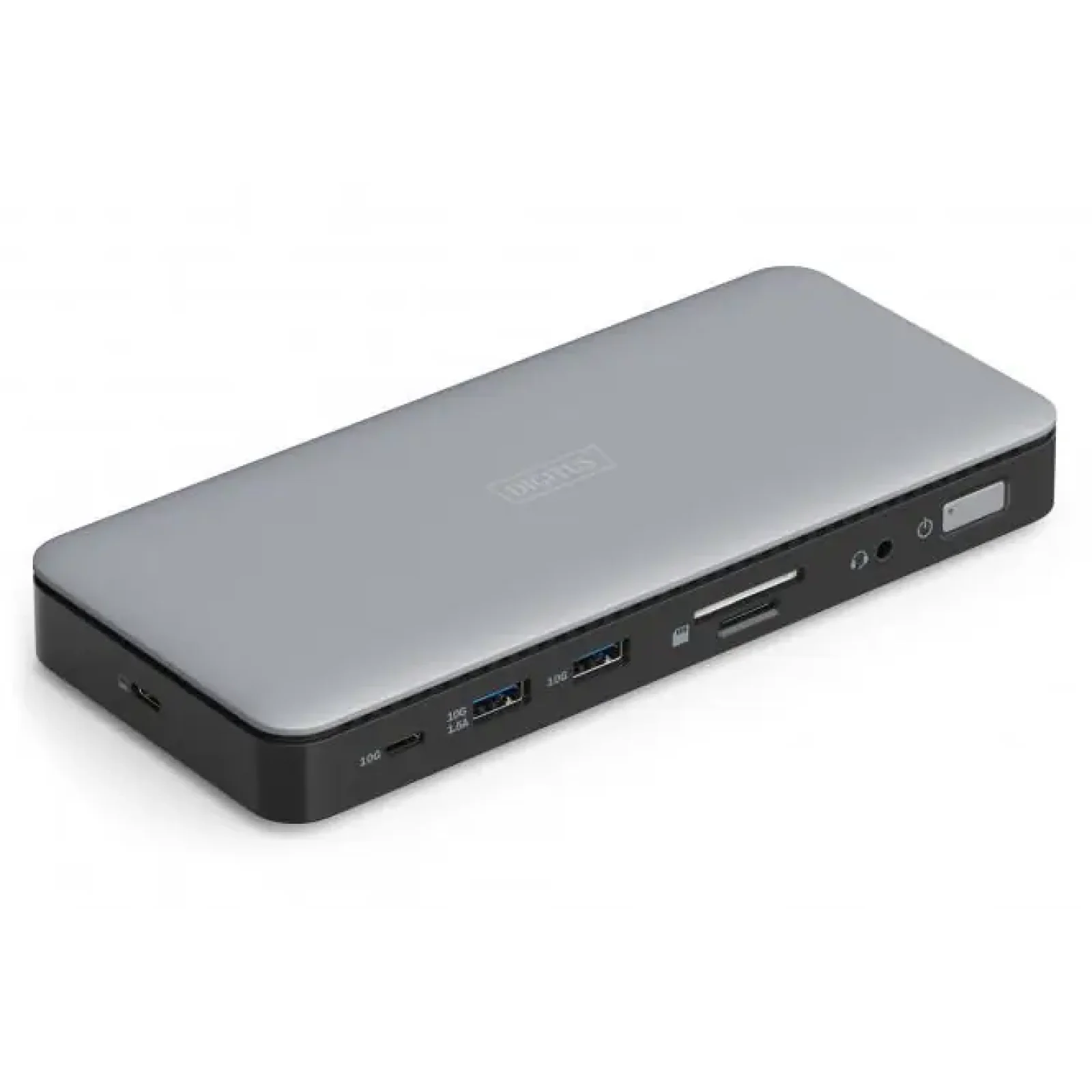 Док-станція DIGITUS USB-C > 2xHDMI/DP/2xUSB-A/USB-C/SD/MicroSD/RJ54/DC/Audio (DA-70917) UA