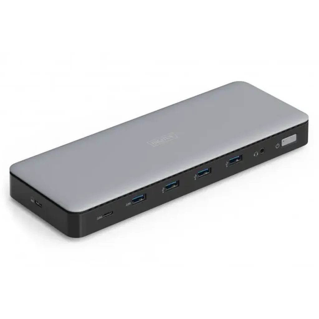 Док-станція DIGITUS USB-C > 3xHDMI/2xDP/4xUSB-A/USB-C/RJ54/DC/Audio (DA-70918) UA