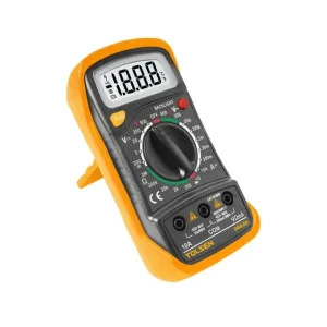Мультиметр цифровий Tolsen, 0-600В, LCD-дисплей з підсвіткою (38030) UA