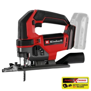Лобзик акумуляторний Einhell TE-JS 18/100 Li - Solo, PXC, 18В, 3000 об/хв, ход 26 мм, 1.87 кг (без АКБ і ЗП) (4321270) UA