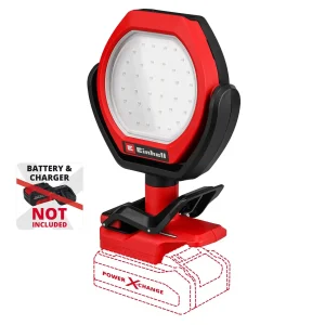 Лампа акумуляторна Einhell GC-OL 18/1500 Li - Solo, PXC, 18В, 36 LED, 1500 лм, 7000 К, 3 режими яскравотсі, 0.45 кг (без АКБ і ЗП) (2320120) UA