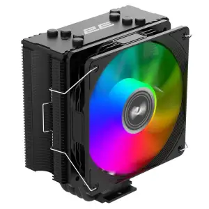 Процесорний кулер 2E GAMING Air Cool ACN120B-ARGB, LGA1851, 1700, 1200, 115x, 1366, AM5, AM4, AM3, AM3+, 4pin PWM, 3pin +5VARGB, TDP 180W (2E-ACN120B-ARGB) UA