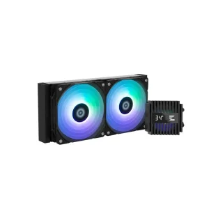 Система рідинного оxолодження Zalman Alpha 2 A24 ARGB, LGA1851, 1700, 1200, 115x, AM5, AM4, TDP 320W, чорний (ALPHA2A24BLACK) UA