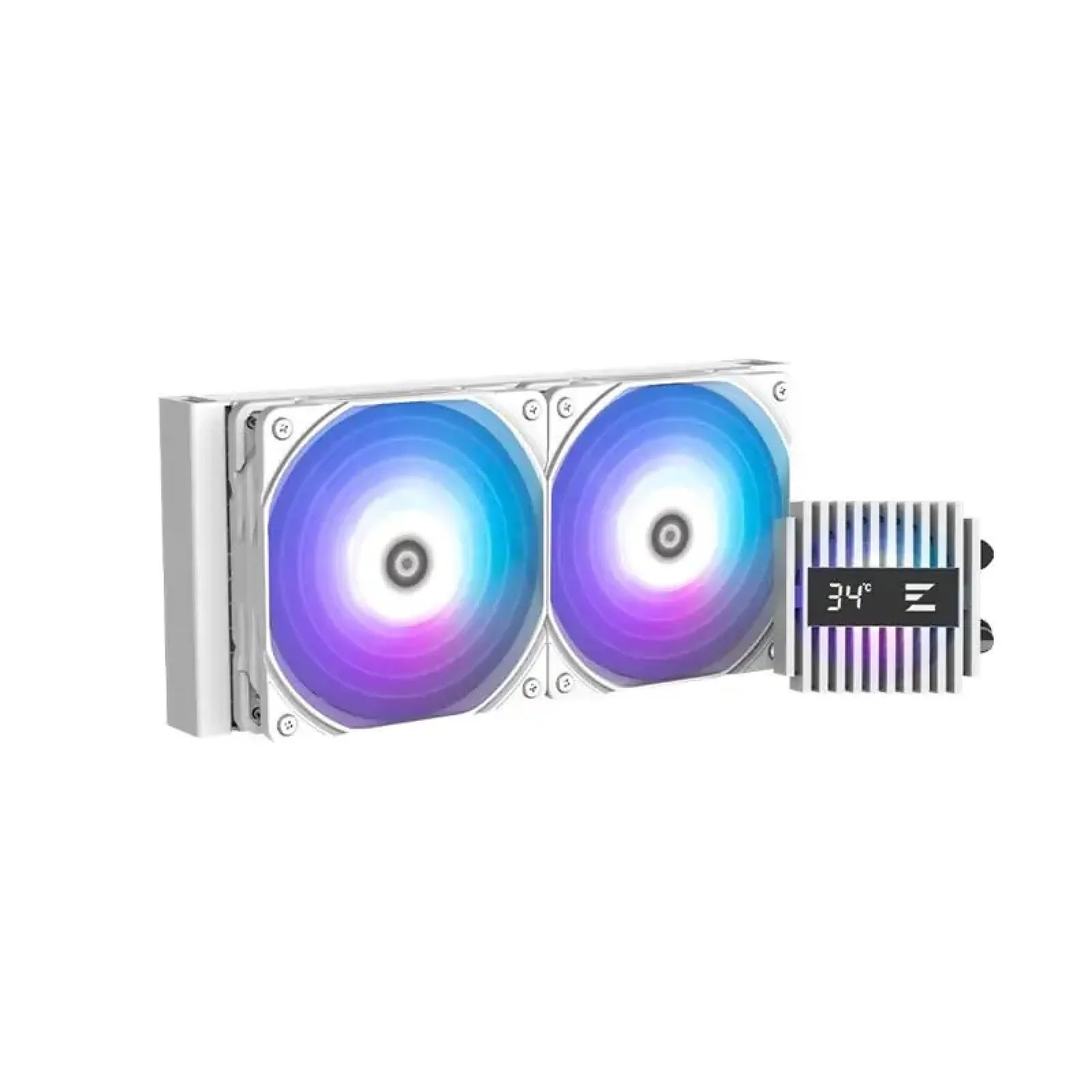 Система рідинного оxолодження Zalman Alpha 2 A24 ARGB, LGA1851, 1700, 1200, 115x, AM5, AM4, TDP 320W, білий (ALPHA2A24WHITE) UA
