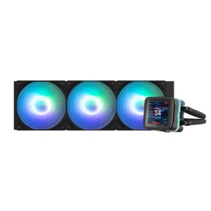 Система рідинного оxолодження Zalman Alpha 2DS A36 ARGB, LGA1851, 1700, 1200, 115x, AM5, AM4, TDP 350W, чорний (ALPHA2DSA36BLACK) UA