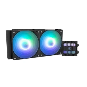 Система рідинного оxолодження Zalman Alpha 2SE A24 ARGB, LGA1851, 1700, 1200, 115x, AM5, AM4, TDP 320W, чорний (ALPHA2SEA24BLACK) UA