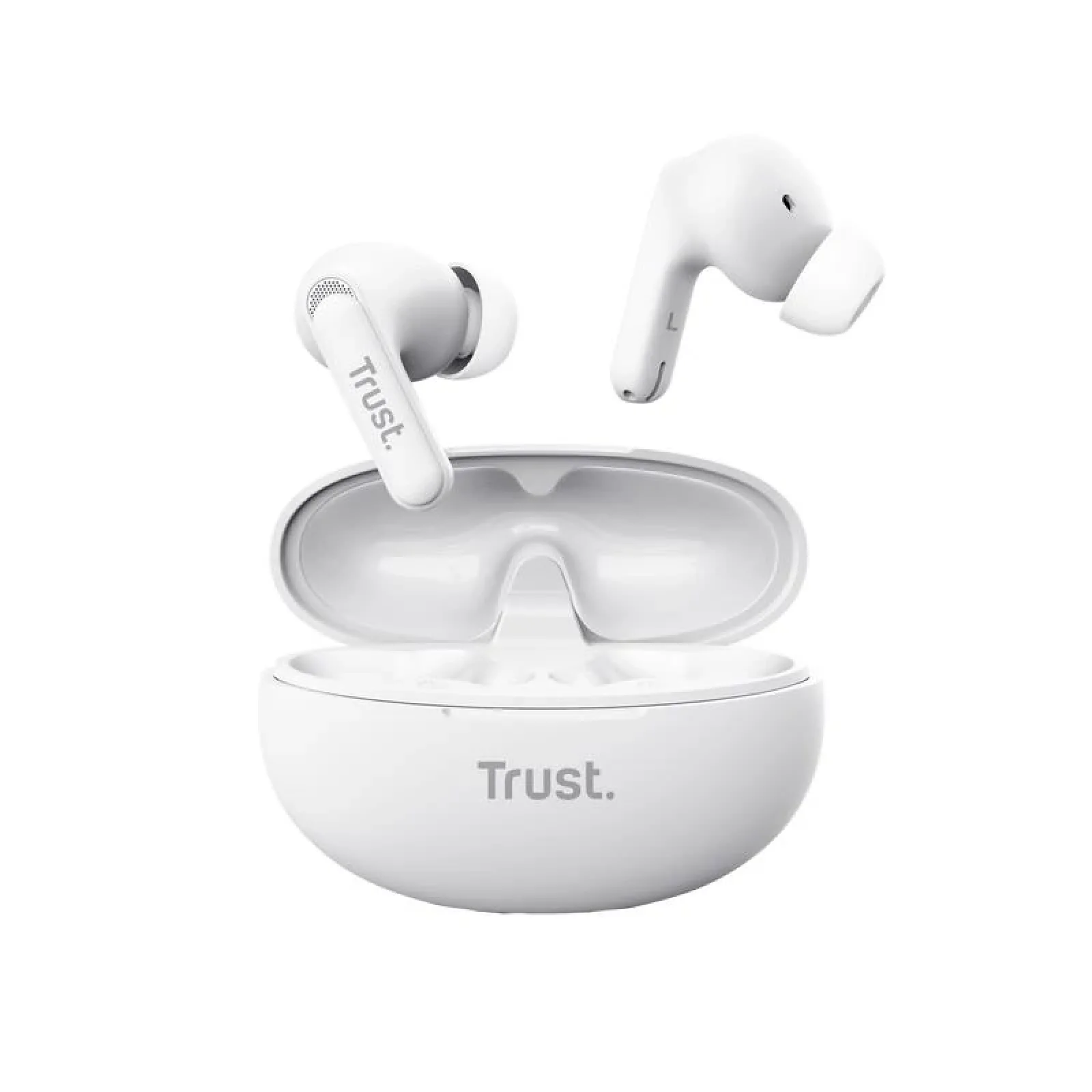 Навушники TWS Trust Yavi Earbuds BT 5.3, ENC, SBC, Mic, White, 25172_TRUST