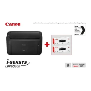 Принтер А4 Canon i-SENSYS LBP6030B (бандл з 2 картриджами) (8468B042) UA