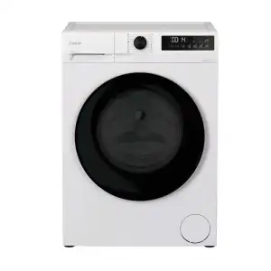 Прально-сушильна машина Candy ProWash&Dry 300 фронтальна, 9(6)кг, 1400, A, 54.8см, дисплей, пара, інвертор, люк чорний, білий (GWD496B8-S) UA