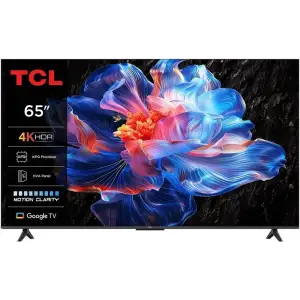 Телевізор 65" TCL LED 4K 60Hz Smart Google TV Black (65P61K) UA
