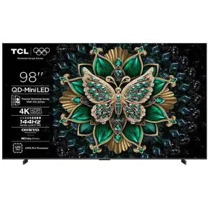 Телевізор 98" TCL MiniLED 4K 144Hz Smart Google TV Titan ONKYO sound (98C61K) UA