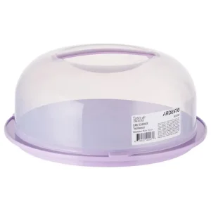 Тортівниця з кришкою Ardesto Tasty baking, 28.4х11.5см, пластик, ліловий (AR2328LP) UA