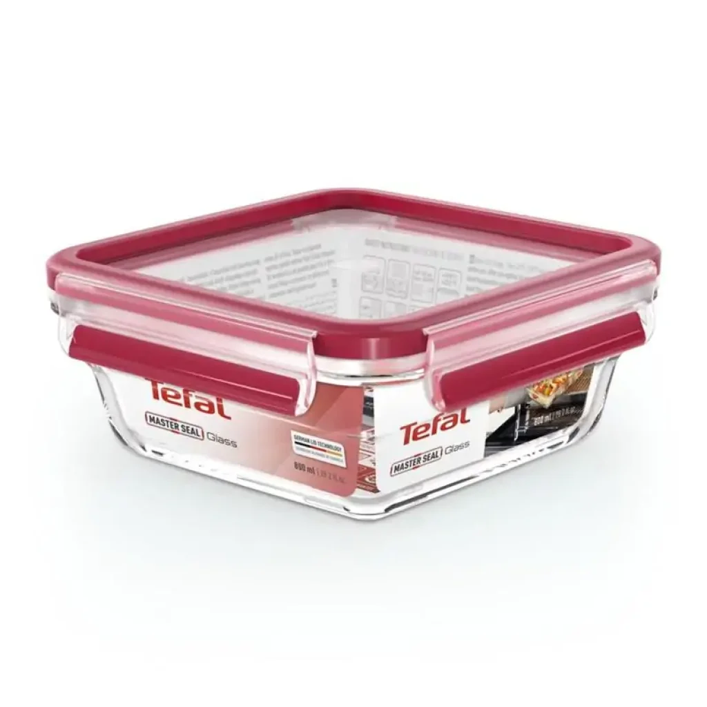 Форма універсальна з кришкою TEFAL MasterSeal glass, 0.8л, скло (N1041410) UA