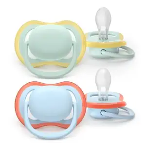 Пустушка Avent Ultra Air, 0-6 міс., 2 шт, дизайн для хлопчиків. (SCF087/01) UA