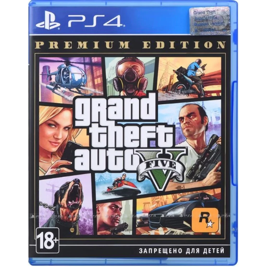 Гра PS4 Grand Theft Auto V Premium Edition [Blu-Ray диск], 5026555424271 UA