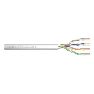 Кабель "вита пара" DIGITUS CAT 5e U-UTP, 305м, AWG 24/1, CCA, PVC, сірий (ACU-4511-305) UA