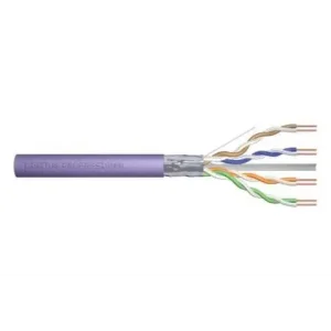 Кабель "вита пара" DIGITUS САТ 6 F-UTP, 305м, AWG 23/1, LSZH-1, фіолетовий (DK-1623-VH-305) UA