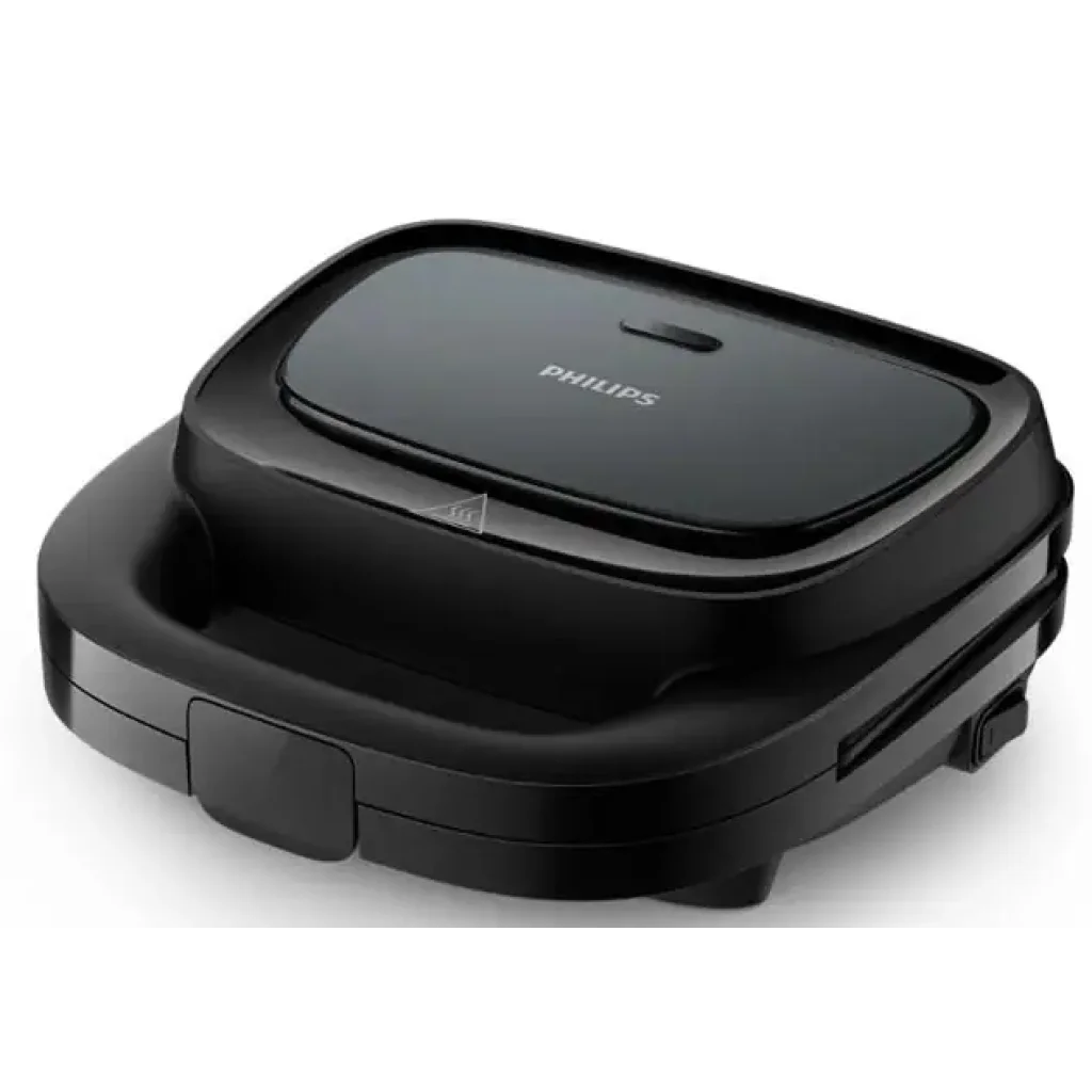 Вафельниця Philips Series 3000 750Вт, антипригарне покриття, корпус-пластик, чорний (HD2332/90) UA