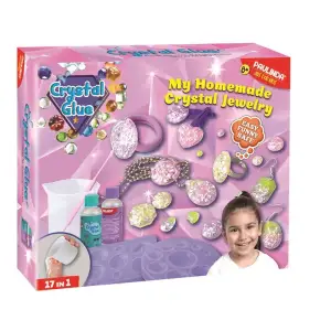 Набір для творчості Paulinda Crystal glue DIY "Біжутерія 17 в 1", PL-199639 UA