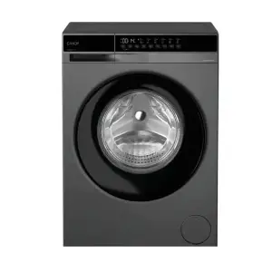 Пральна машина Candy ProWash 550 фронтальна, 8кг, 1400, A, 42.7см, дисплей, пара, інвертор, люк чорний, cріблястий (BP48SBL6G-S) UA