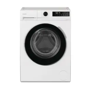 Пральна машина Candy ProWash 300 фронтальна, 7кг, 1200, A, 42.4см, дисплей, пара, інвертор, люк чорний, білий (GD27SSB7-S) UA