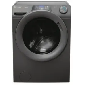 Пральна машина Candy фронтальна, 7кг, 1400, A+++, 45см, дисплей, пара, інвертор, cріблястий (RP4476BWMRR/1-S) UA