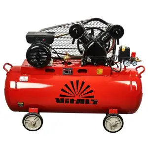 Компресор повітряний Vitals GK100.j65v2-8a 2100Вт, 100л, 280/170л/хв, 8бар, 64.20кг (160117) UA