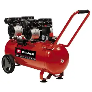 Компресор повітряний Einhell TE-AC 270/50 Silent Plus безолійний, 1500Вт, 50л, 270л/хв, 8бар, 54дБ, 4 циліндри, 42.6кг (4020620) UA