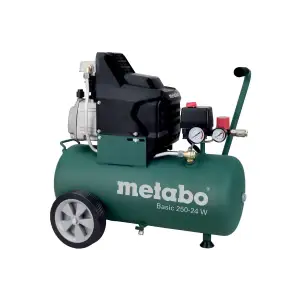 Компресор повітряний Metabo Basic 250-24 W, 1500Вт, 24л, 110л/хв, 8бар (601533000) UA