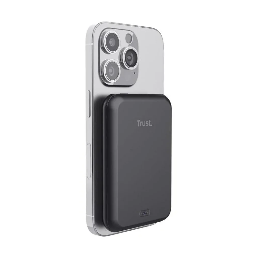 Внешний аккумулятор Trust Magnetic WL 5000 mAh Black, 24877_TRUST UA