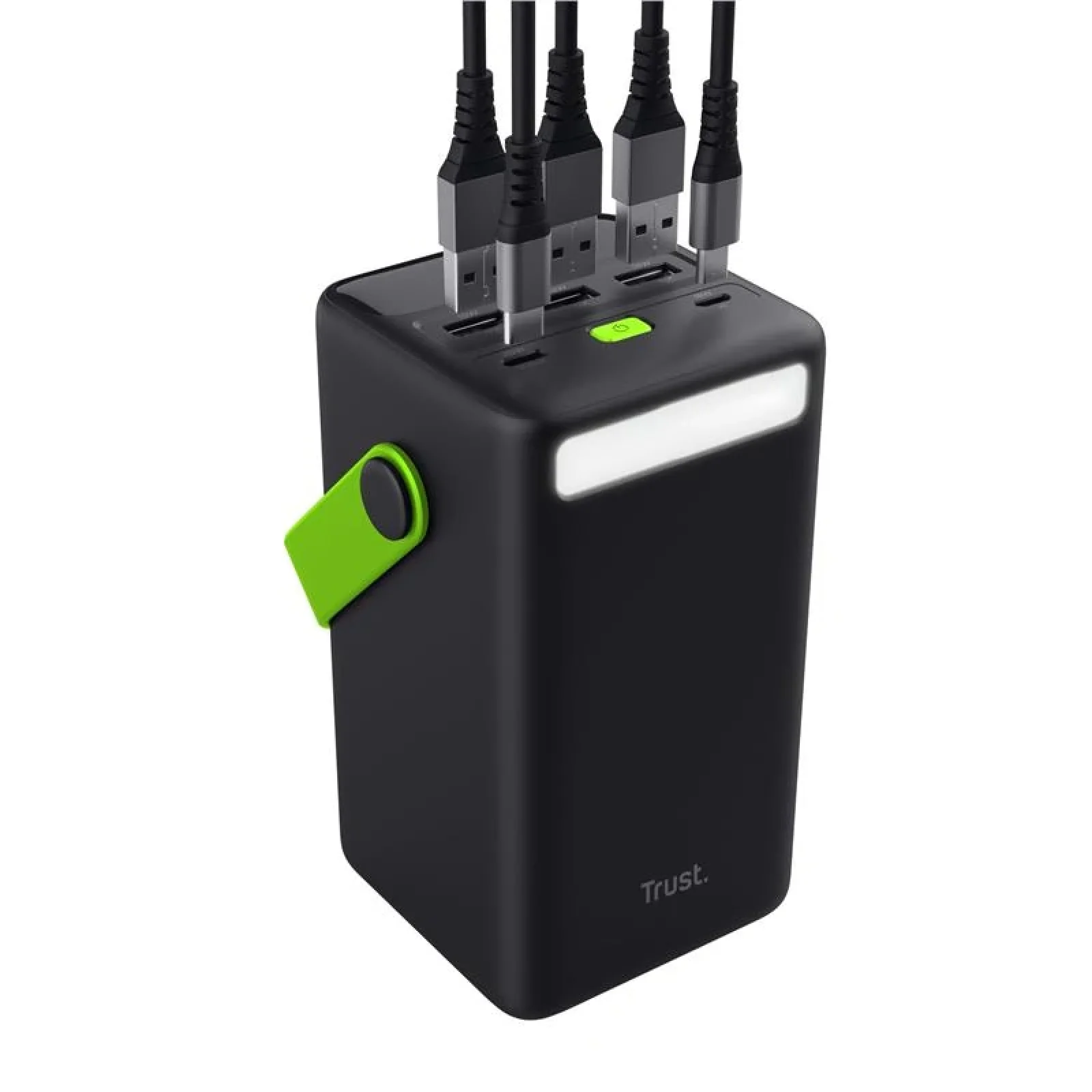 Зовнішній акумулятор Trust Redoh XXL, 50000 mAh, 3хUSB-A/USB-C, 20W, чорний, 25196_TRUST UA