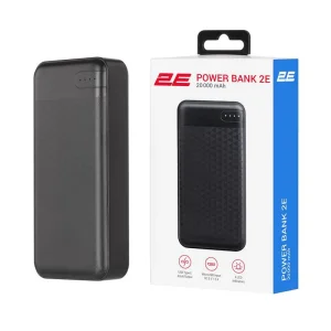 Внешний аккумулятор 2E 20000 mAh, USB-C/microUSB/USB-А, черный, 2E-PB2004-BLACK UA