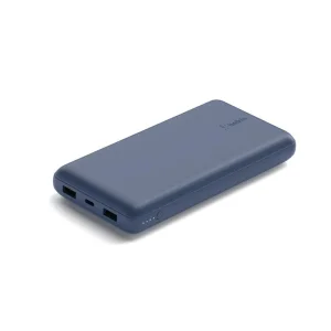 Зовнішній акумулятор Belkin 20000mAh 15W Dual USB-A, USB-C Blue, BPB012BTBL UA