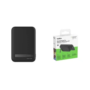 Зовнішній акумулятор Belkin 8000 mAh, 15Вт, MagSafe Qi2, чорний, BPD007BTBK UA