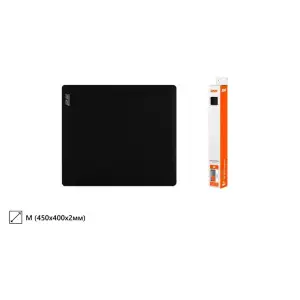Килимок для миші 2E SHINY M Black (2E-PAD-M-SHINY-BLACK) UA