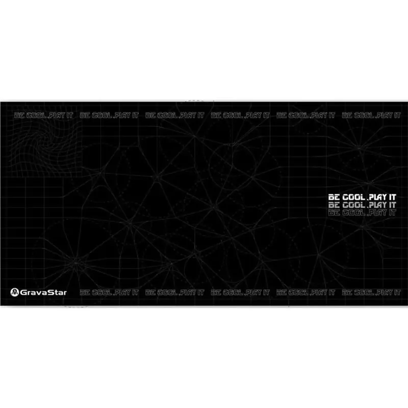 Ігрова поверхня GravaStar Gaming Pad, XL (800x400x3мм), чорний (GSA8_MPD_R_BLK) UA