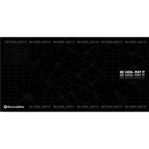 Ігрова поверхня GravaStar Gaming Pad, XL (800x400x3мм), чорний (GSA8_MPD_R_BLK) UA