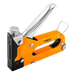 Степлер Neo Tools, 4-14мм, тип скоб J, регулювання забивання скоби (16-032) UA