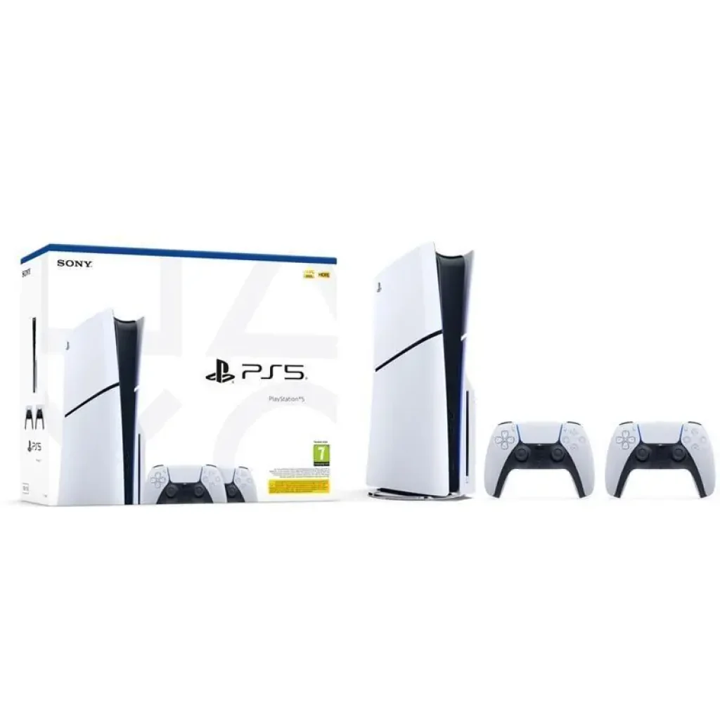 Ігрова консоль PlayStation 5 Slim Blu-ray (2 геймпади Dualsense) (1000042053) UA