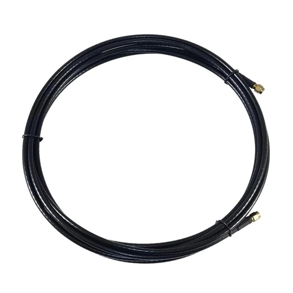 Антенний кабель 4Hawks RP-SMA to RP-SMA cable, R/A, black, H155, 20м, 1 шт, C1-B-20 UA
