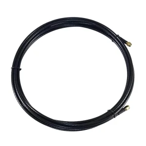 Антенний кабель 4Hawks RP-SMA to RP-SMA cable, R/A, black, H155, 5м, 1 шт, C1-B-5 UA