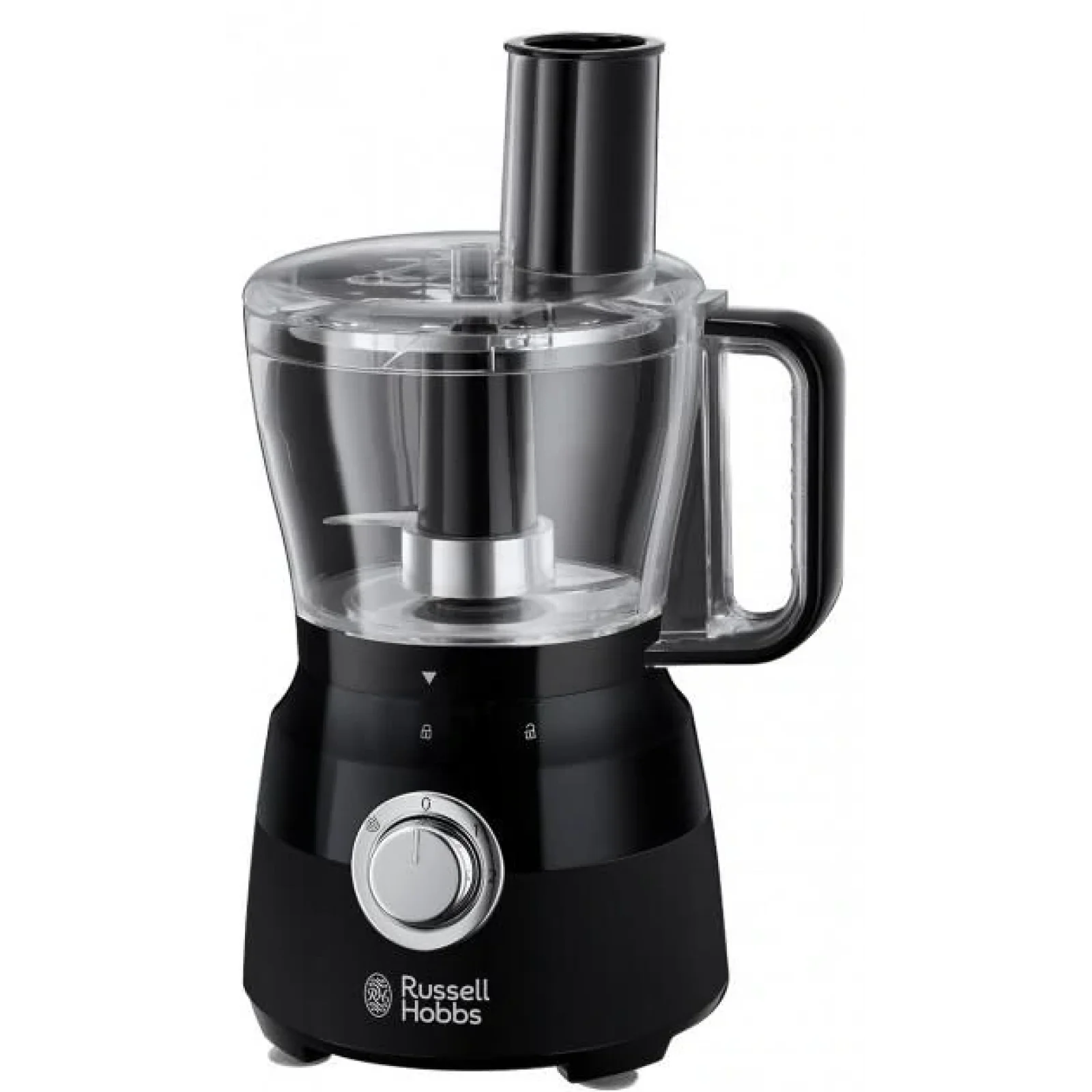 Кухонная машина Russell Hobbs Matte Black, 600Вт, чаша-пластик, корпус-пластик, насадок-9, черный, 24732-56 UA