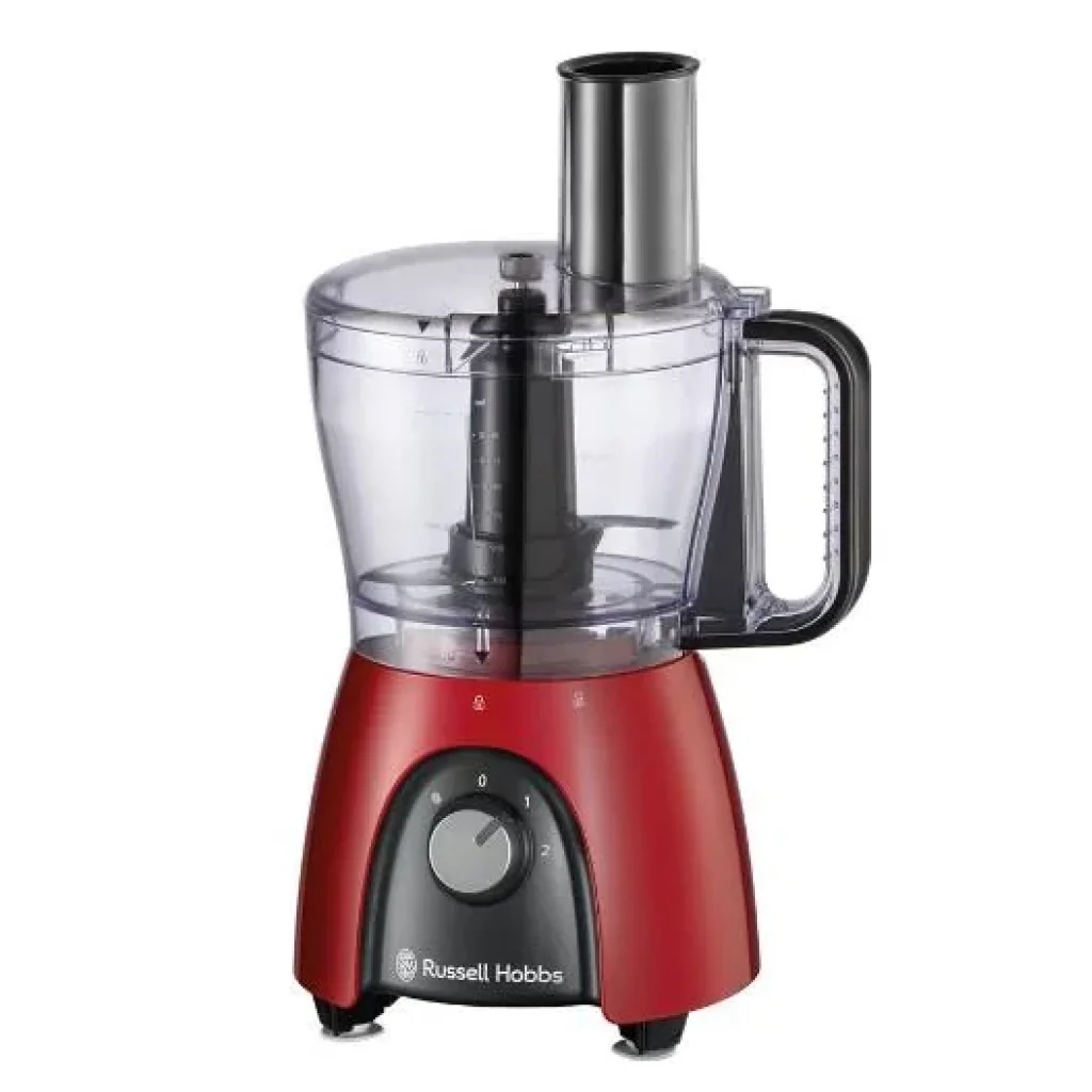 Кухонна машина Russell Hobbs Desire Red, 600Вт, чаша-пластик, корпус-пластик, насадок-4, червоний, 27110-56 UA
