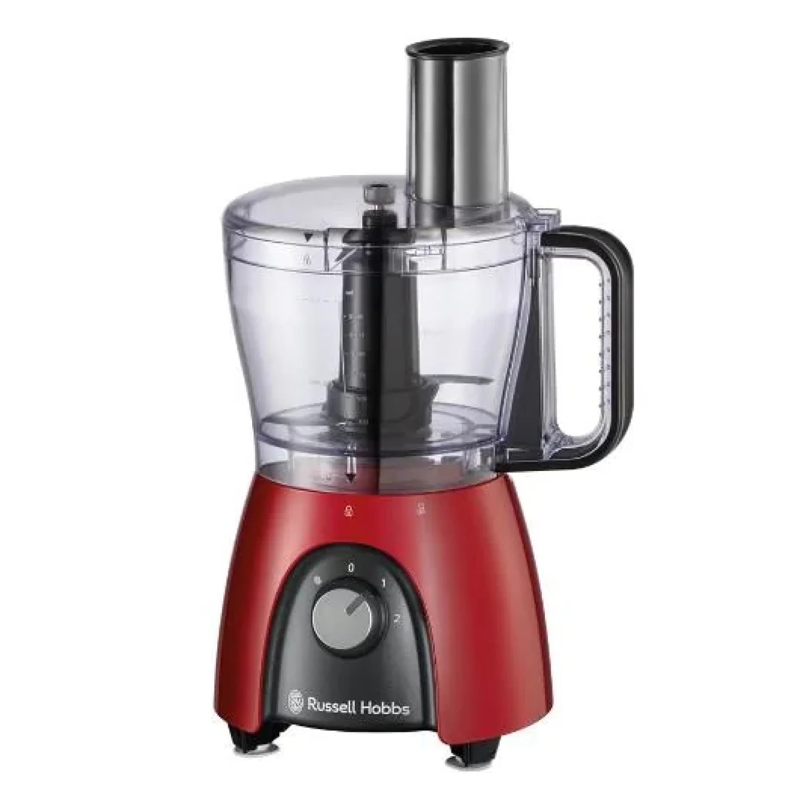 Кухонна машина Russell Hobbs Desire Red, 600Вт, чаша-пластик, корпус-пластик, насадок-4, червоний, 27110-56 UA