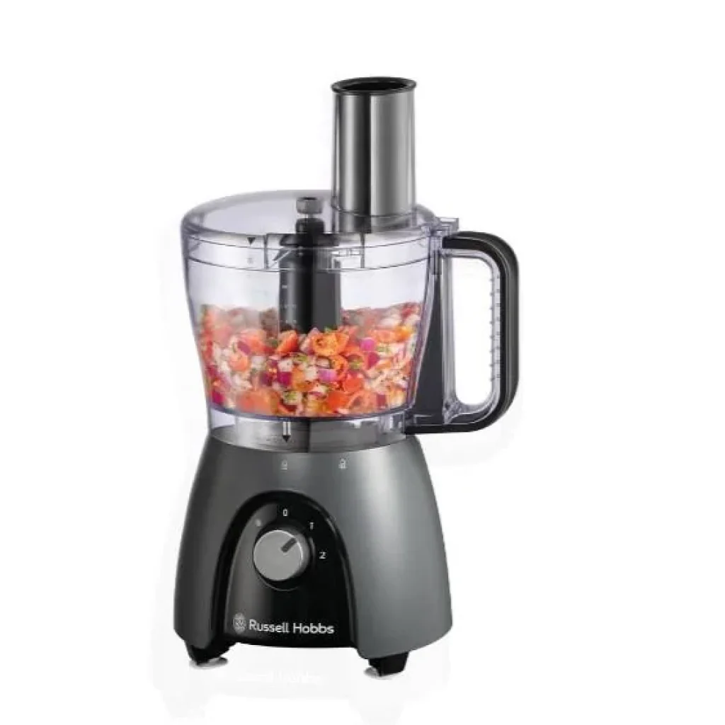 Кухонна машина Russell Hobbs Desire Matte Charcoal, 600Вт, чаша-пластик, корпус-пластик, насадок-4, чорний, 27111-56 UA
