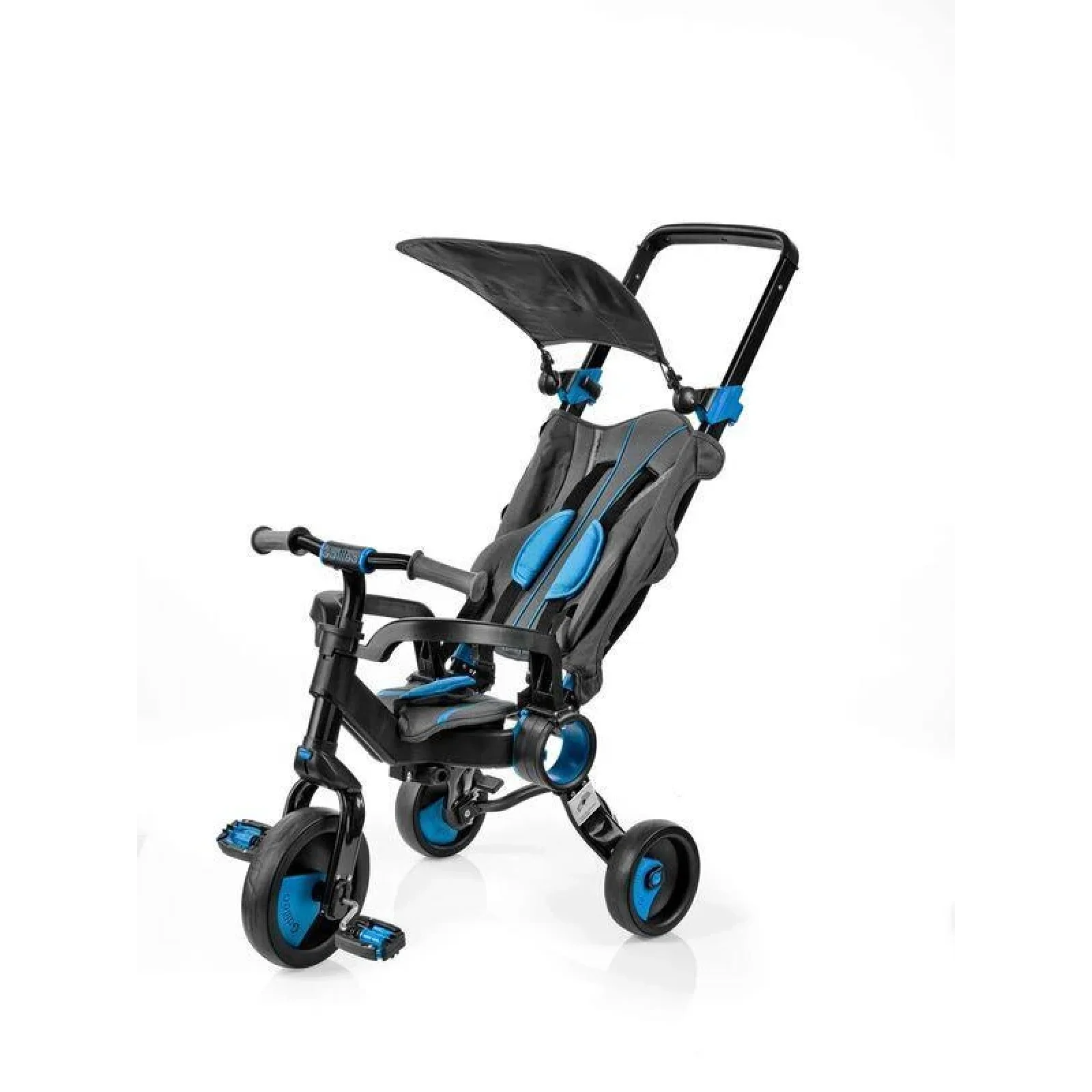 Триколісний велосипед Galileo Strollcycle Black синій, GB-1002-B UA